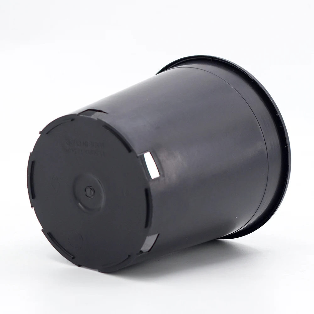  1 2 3 4 5 Gallon Black Green Outdoor Plastic Flower Pot Plant Nursery Garden Herbs Vergetable