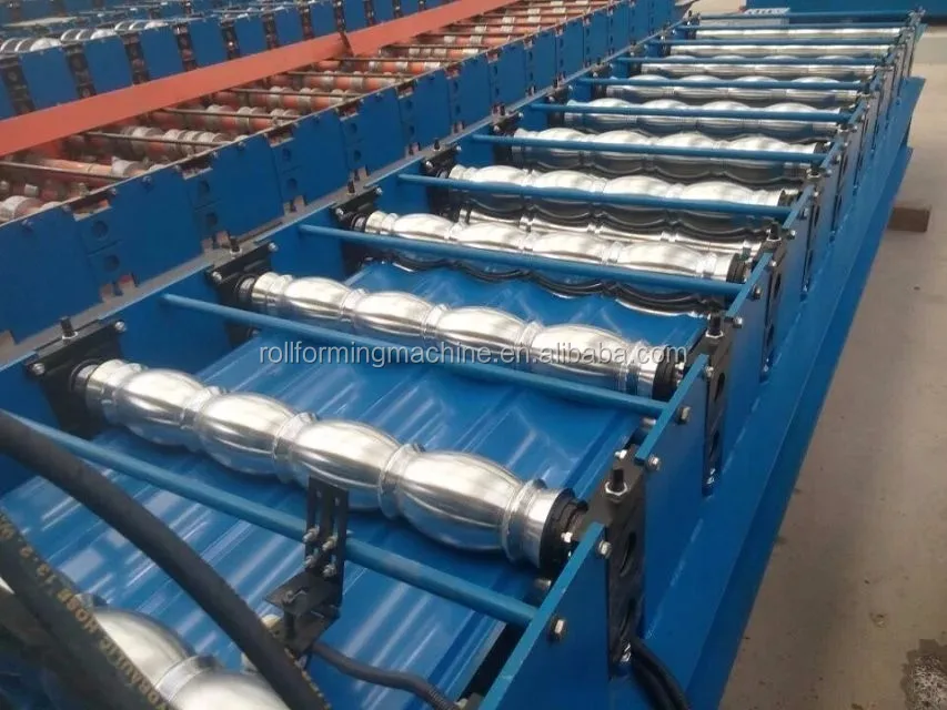 glazed roof tile roll forming machine, metal tile making machinery