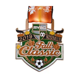 Производство 3d награды бега марафона эмалевые металлические спортивные медали с лентой