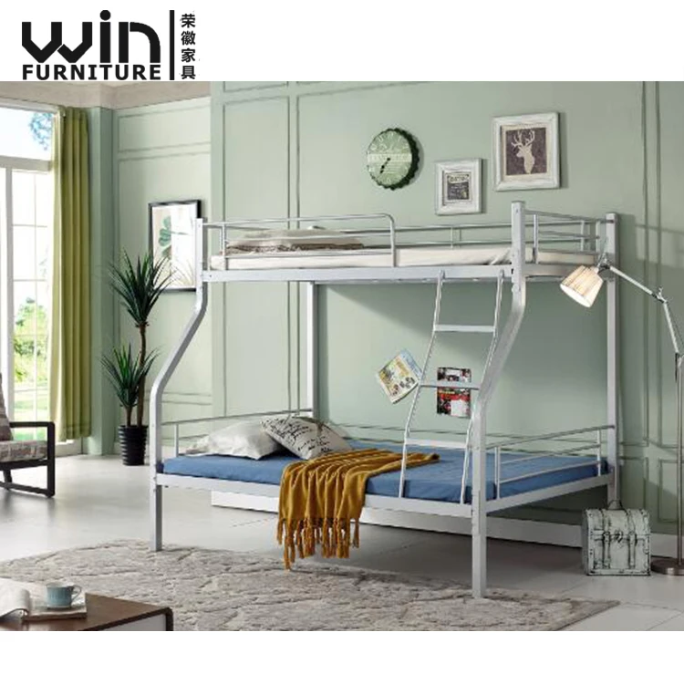 
Cheap Wooden Metal Bunk Bed Design Hostel School Twin Over Twin Bed 