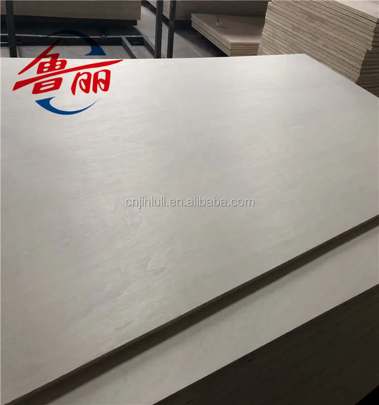 Plywood Sheet White Commercial Melamine Marine Poplar Wooden Laminated Plywood Sale Kitchen Cross Training Surface Graphic Parts