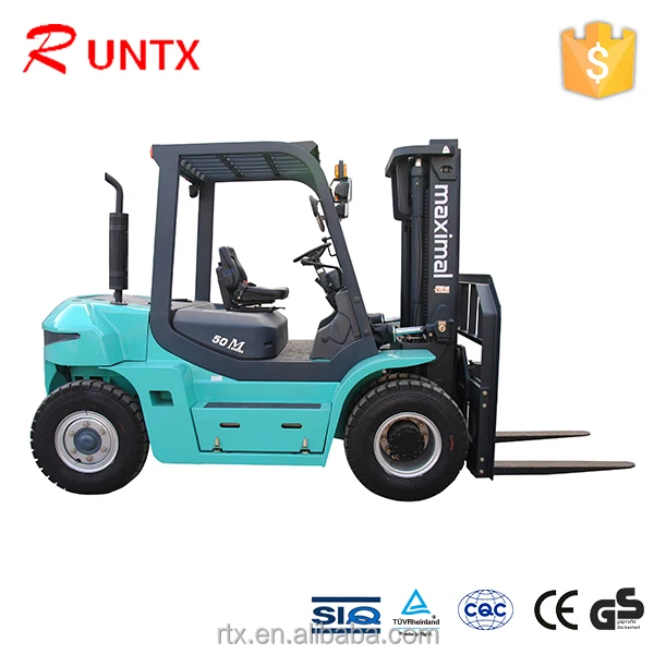 Китай Максимальная погрузчик автоматическая коробка передач 5 тонн дизельный двигатель погрузчика