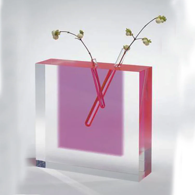 Сделанные на заказ прозрачные стеклянные подвесные вазы одиночная пластиковая Цветочная ваза декоративные