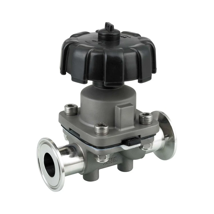 CE certificated manual type welded diaphragm valve sanitary