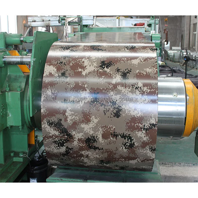 Camouflage PPGI cgcc ppgi coils prepainted galvalume steel