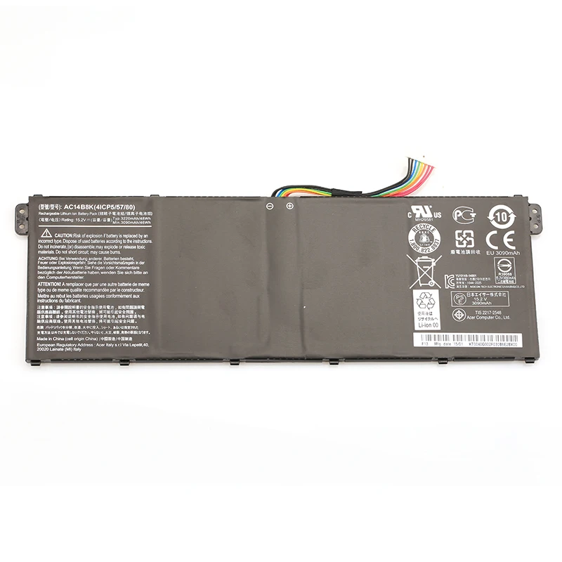 Original Genuine Laptop Battery AC14B8K For Acer E5-771G R13 R7-371T V3-371 TravelMate P276-MG-56FU V3-371-55GS P276 P276-MG