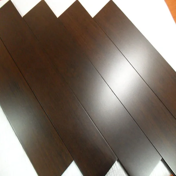 Indoor Smooth surface Prefinished Walnut color Brazilian teak  cumaru solid wood flooring