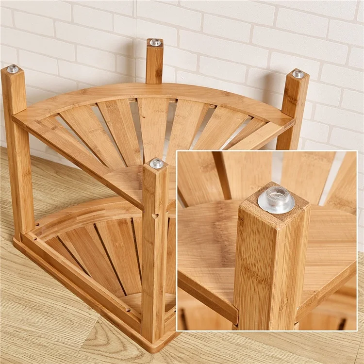 Refined-bam bamboo shower bench