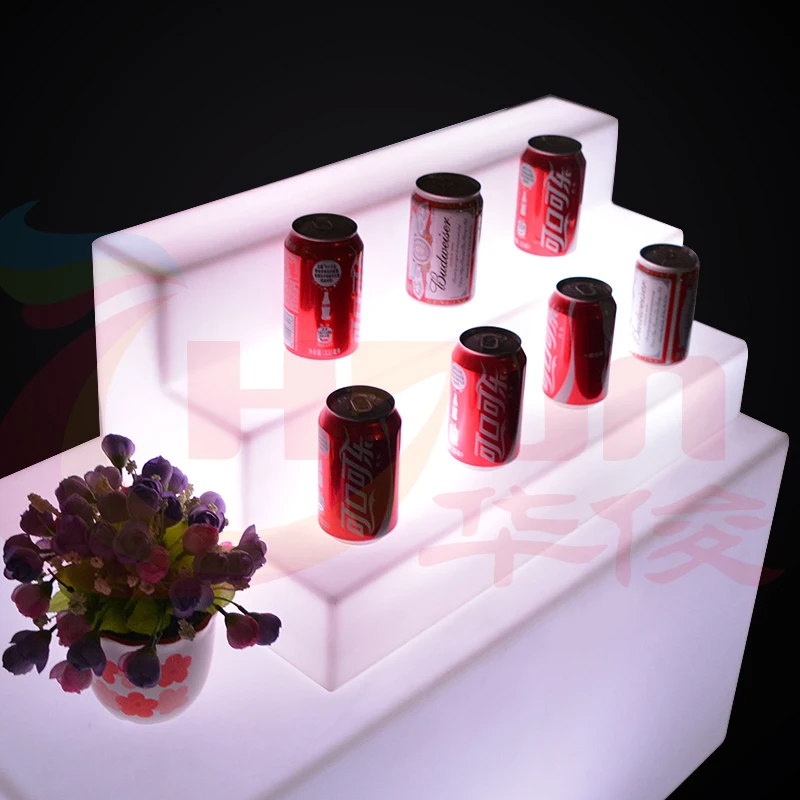 Лидер продаж 2020 полка для бара со светодиодной подсветкой/светодиодный держатель бутылок виски/пластиковый