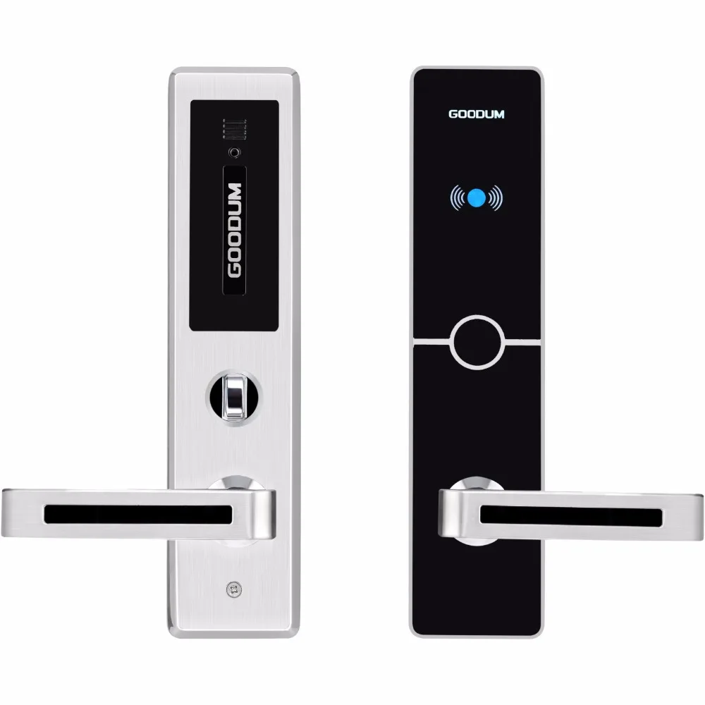 
Goodum Wholesale rf card smart hotel door lock with deadbolt 