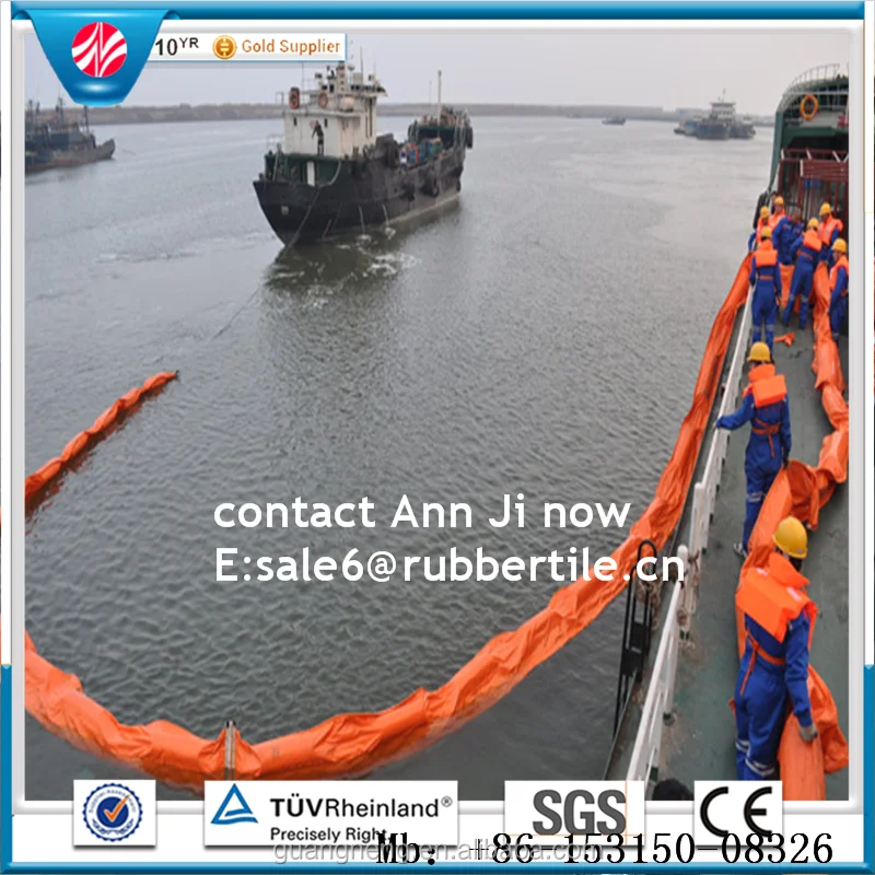 PVC Floating Oil Boom For Containing Oil Spill On The Sea/Oil Spill Boom
