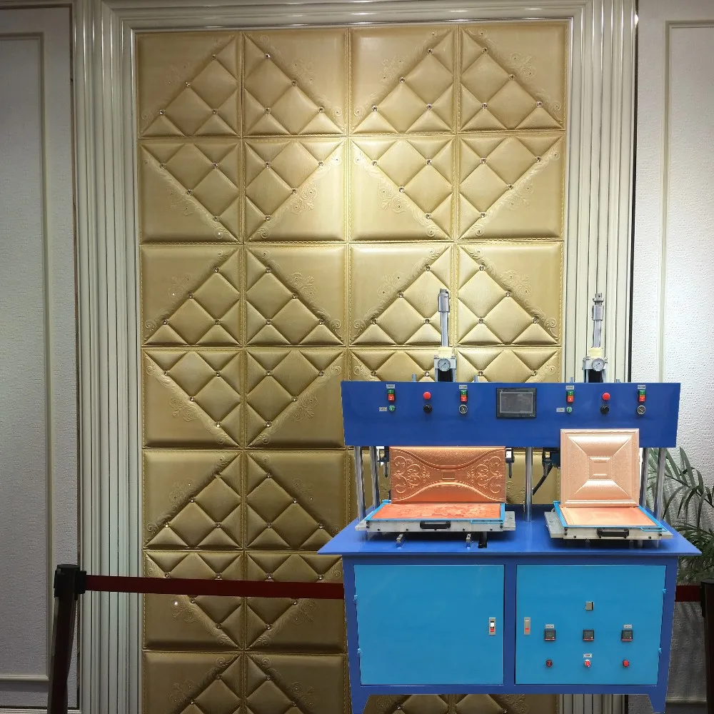 Automatic forming 300*600MM 3D wall panel machine New 3 d wall decorating plate manufacturing machine