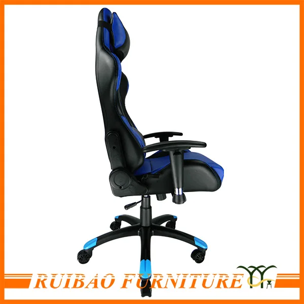 2016 RuiBao Большой и Высокий Назад Расширенный Гонки Сиденье Видео Игровой Фильм Стул
