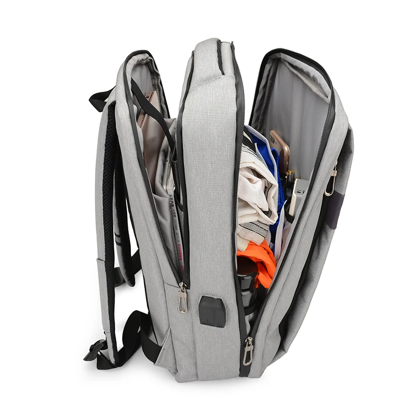 Multifunction USB smart customize collage mochilas business 15.6 computer nylon retreat luxury laptop bags back packs backpack