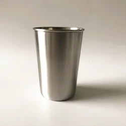 Stocked  Eco-friendly Stainless-Steel Glass Cups For Kids