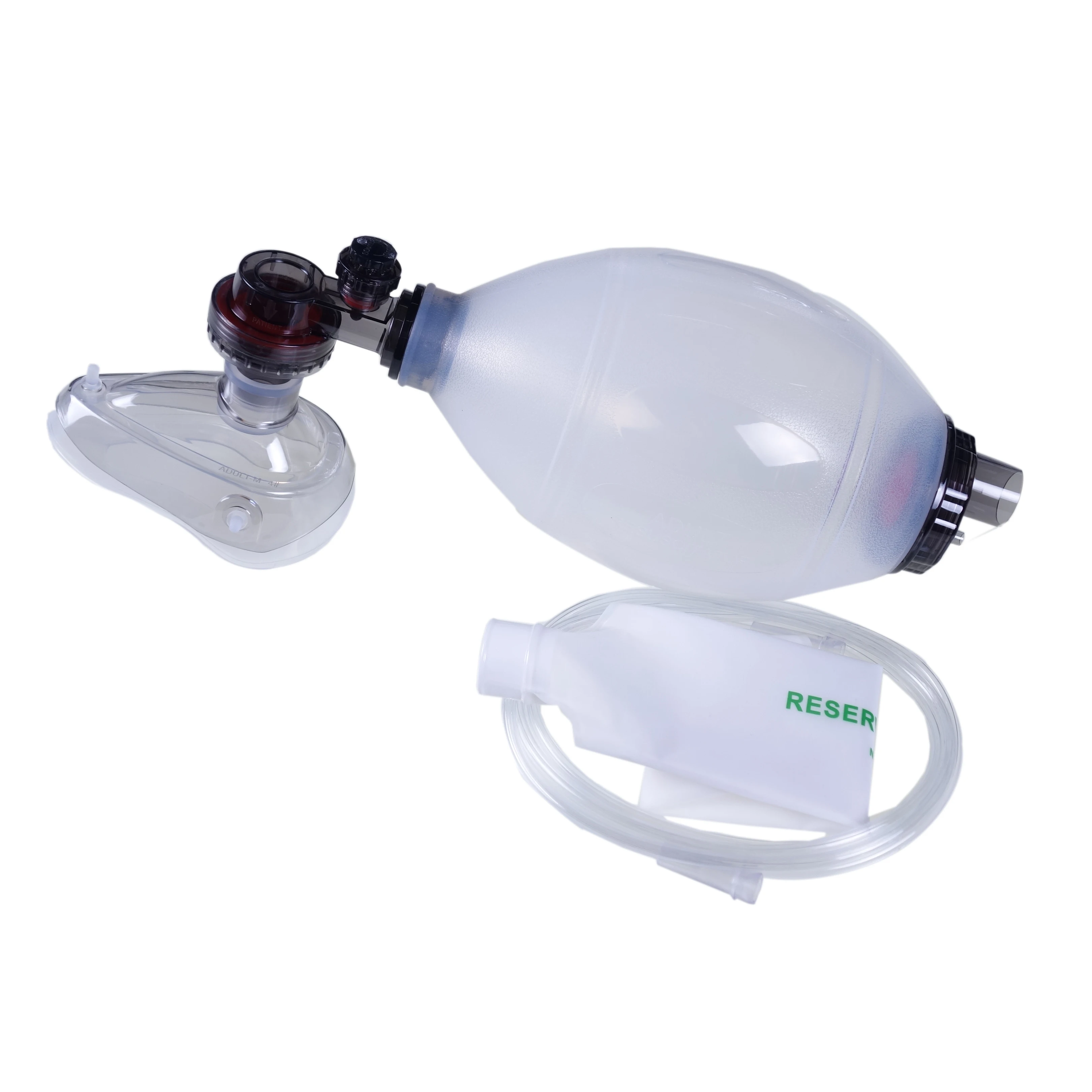 Medical oxygen resuscitator  silicone bag valve mask ambu bag