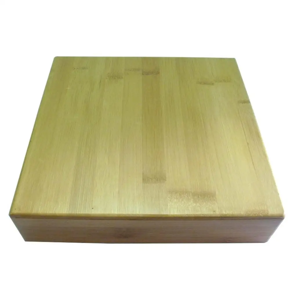 atural Bamboo Wood Storage Box with Dividers Creative Multi Use as Snack Organizer Pantry Fruits Basket Serving Tray Container