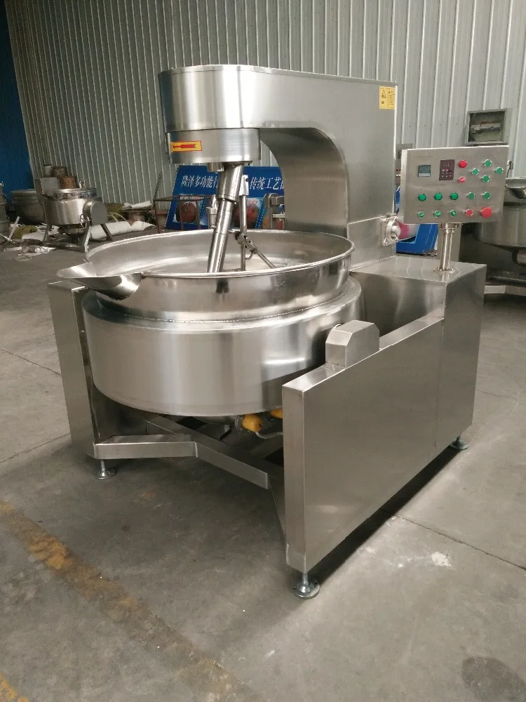 Commercial Equipment Sauce Cooking Kettle with Mixer Mung bean paste Making Machine