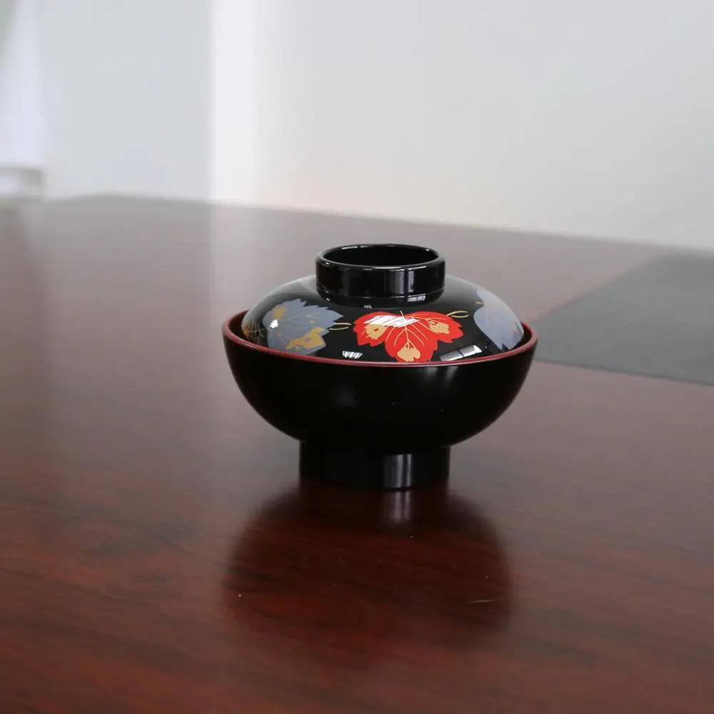 2021 Japanese Restaurant Plastic Black Soup Ramen
