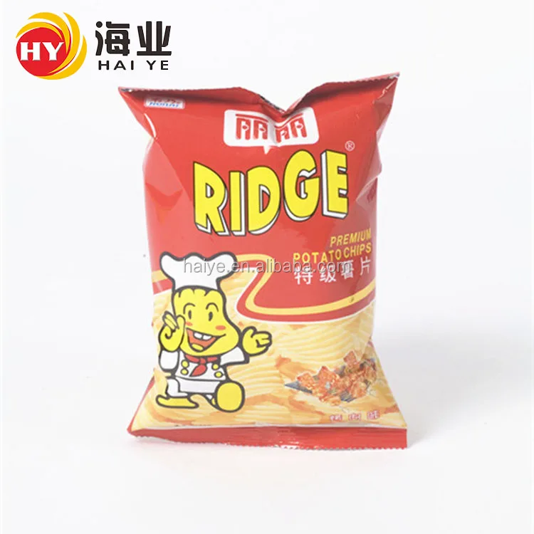 High Quality Snack Packaging Pouches Heat Seal Plastic Food Grade Package Bag For Plantain Chips