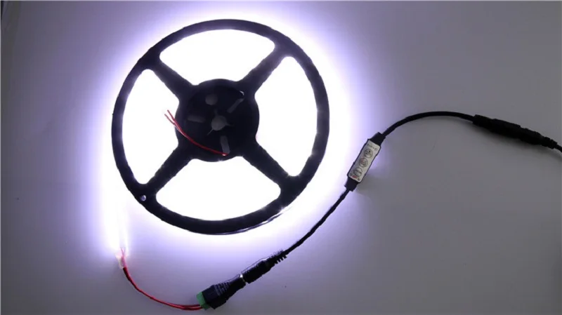 Регулятор яркости для светодиодной ленты 3528 5050, 12 В постоянного тока, 3 клавиши, Одноцветный