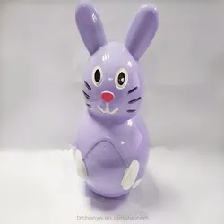 Rabbit Easter Eggs Rabbit Box Hot Selling Plastic Party Decoration Event & Party Supplies Silk Screen Printing 1 Color 2 Color