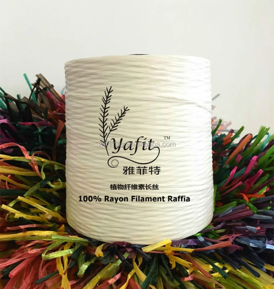 YAFIT RAYON YARN(RAYON RAFFIA) 4000D Dull raw material cones