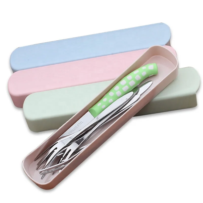 
YiJia hot sale 9pcs stainless steel fruit knife and fork set with box 