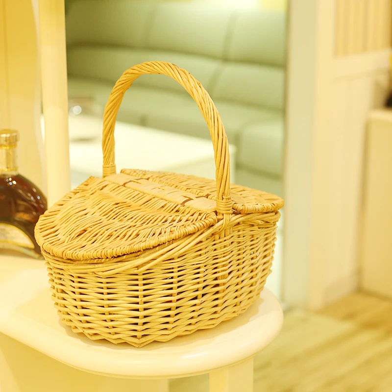 Wholesale Travel Durable Outdoor Wicker Picnic Baskets