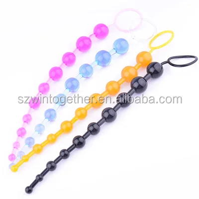 Sale women sexy anal vagina toy anal bead toy simulator
