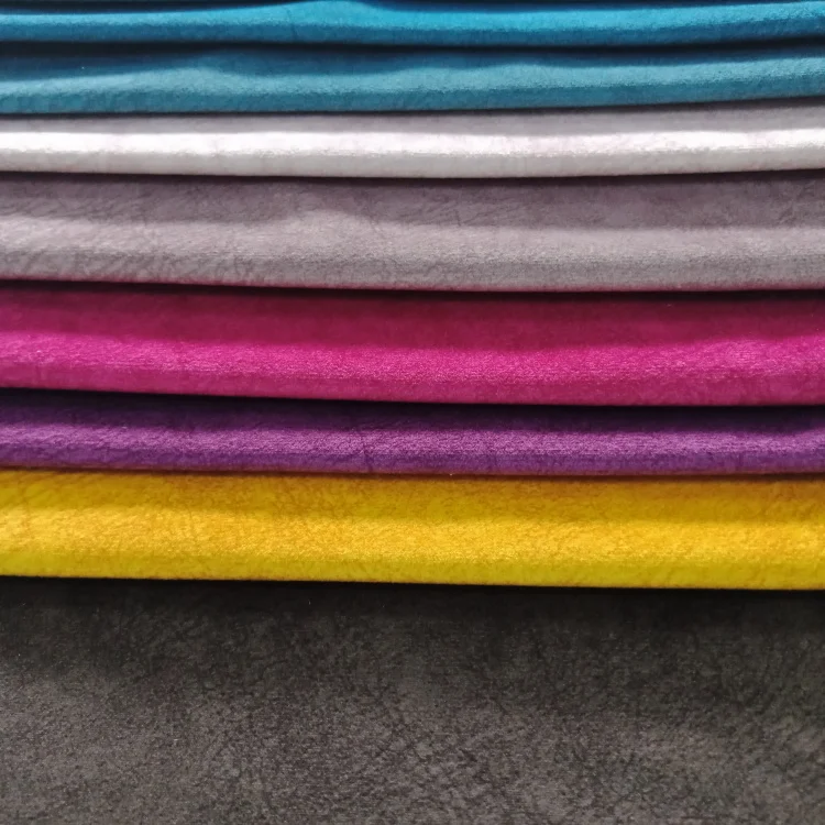 Super soft burnout holland velvet for luxury curtain and Upholstery Sofa Fabric