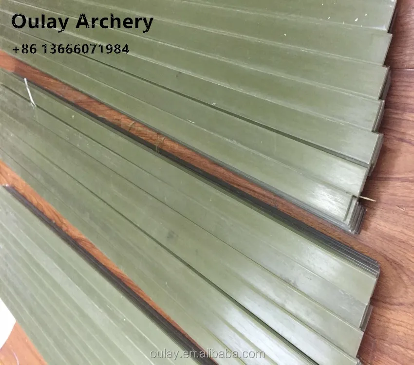 4mm*30mm *1200 mm  Archery Fiberglass Bar EFG Clear Fiberglass  can split in two and can be bent