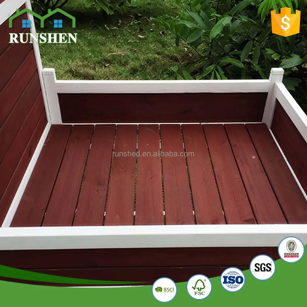 Commercial Wooden cages Wooden Chicken House With Run Cage