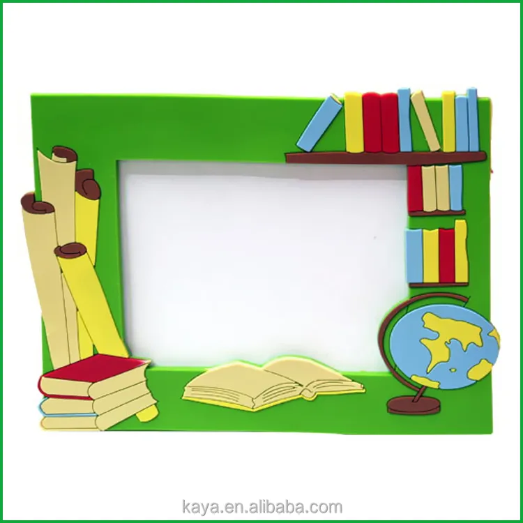 
China factory customized heart shape plastic photo frame 