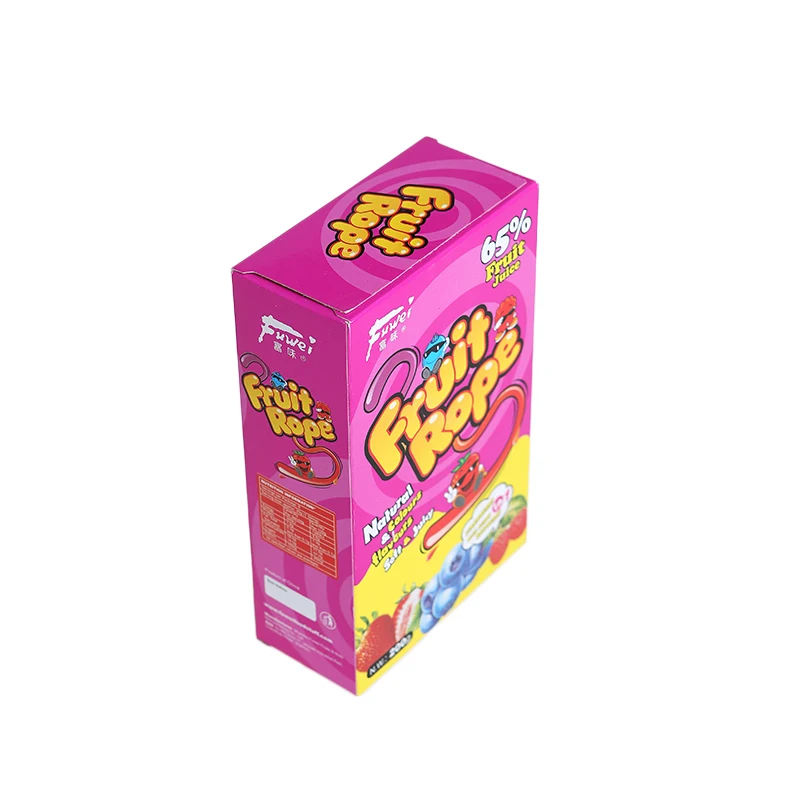 High fruit juice rope candy