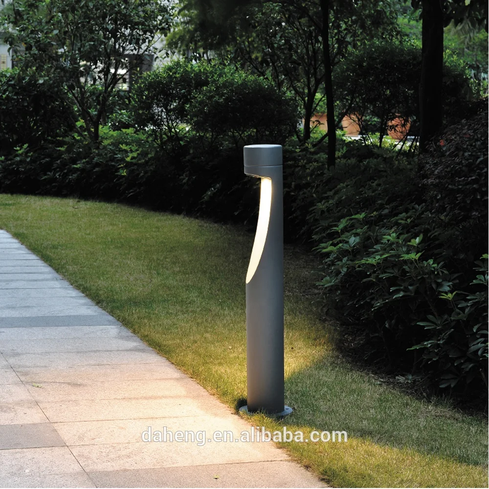 10 Вт литой алюминий декоративный садовый светодиодный столбик, светодиодный светильник для газона
