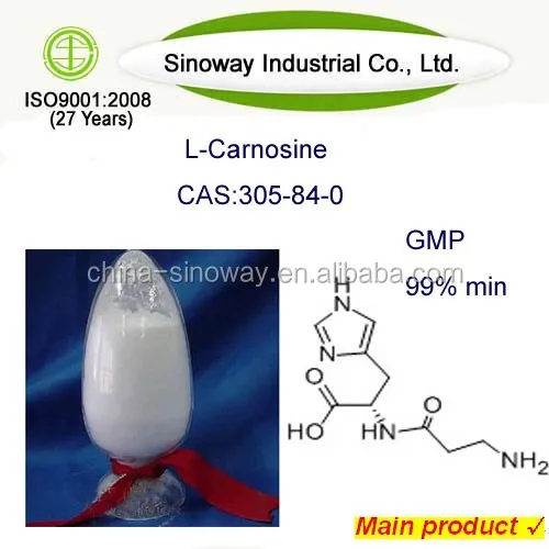 
High purity 99% L-Carnosine powder bulk 