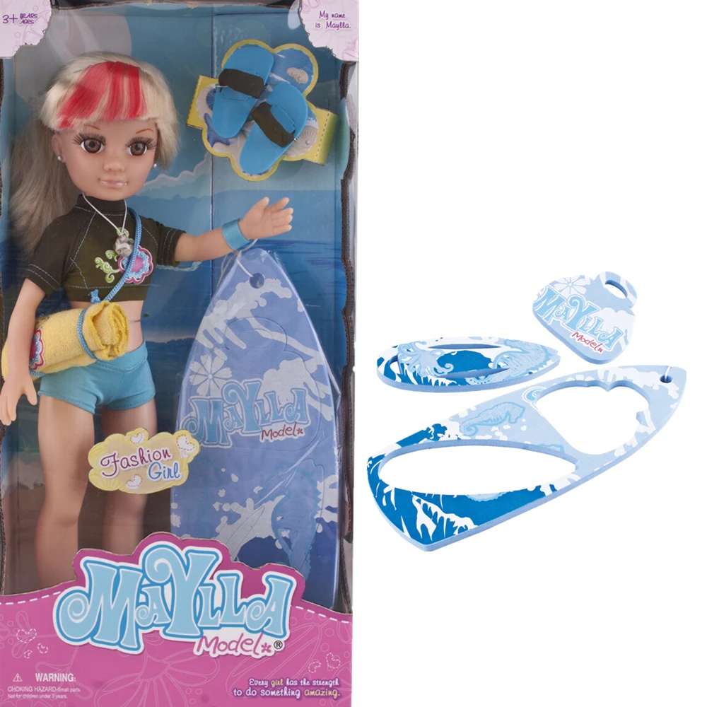 2018 Top Sales Surfer Style Fashion Plastic Doll Toys Cheap From Chinese Manufacturer Direct Sales