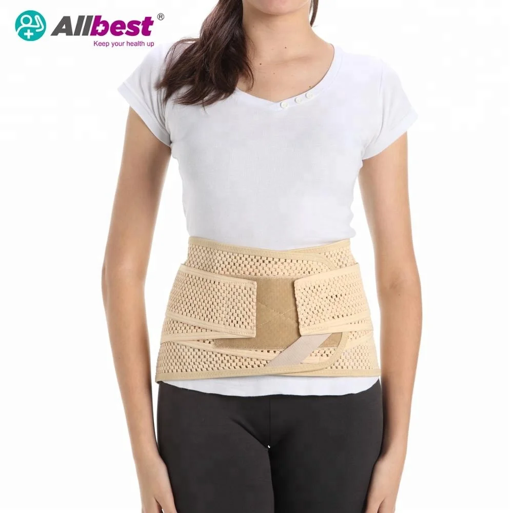 Дышащий Поясничный сакральный поддерживающий пояс для живота