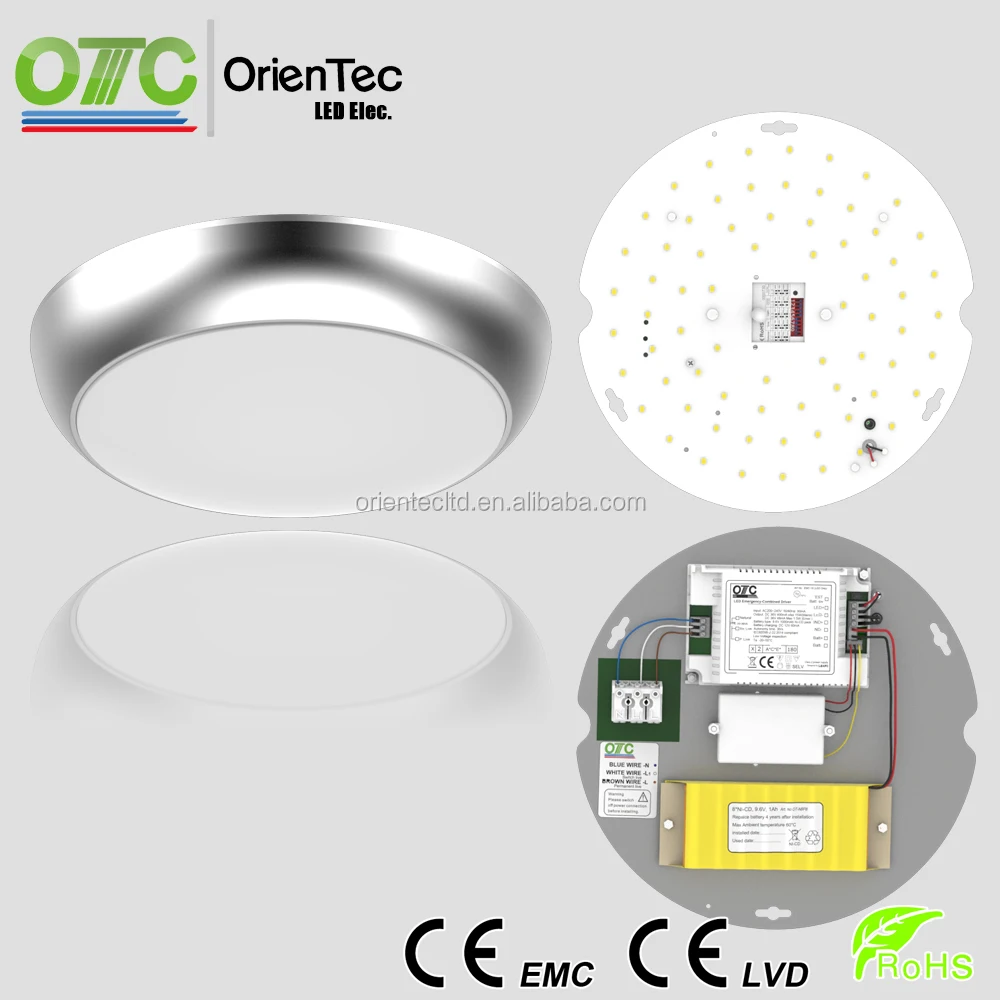 
OT-HPB-72EMC Hot in UK Ni-Cd batteries backup emergency ip65 bulkhead light fitting 