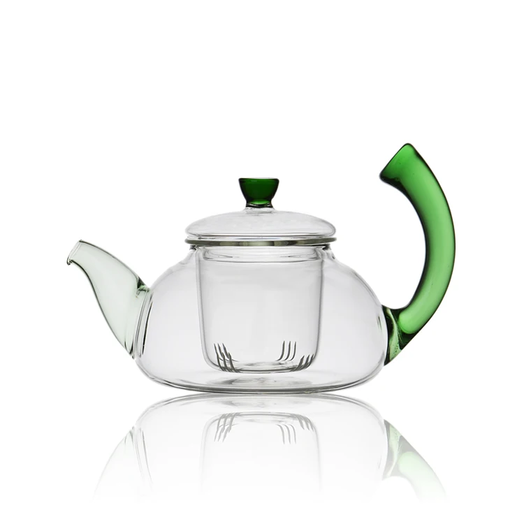 
650ml Heat Resistant Borosilicate Glass Teapot 
