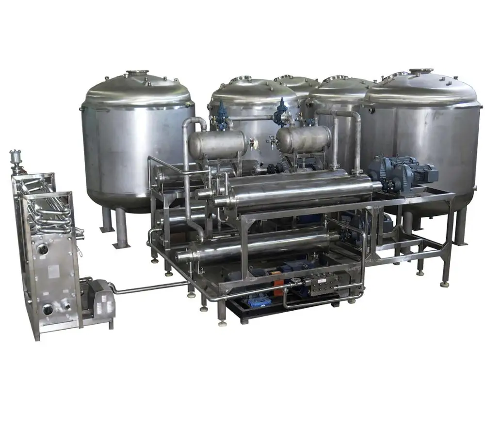 OEM turnkey bakery milk butter process equipment