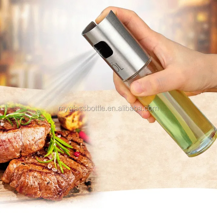 New Kitchen Tool Olive Oil Bottle Cooking Oil Mister Spray Pump Fine Sprayer