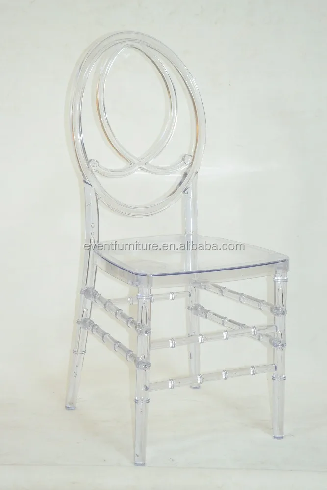 Qingdao Eventfur Wholesale cheap transparent polycarbonate stacking clear acrylic chair