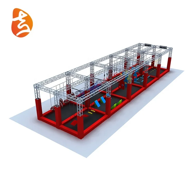 New design american eco-friendly adult obstacle courses games, children american ninja warrior equipment
