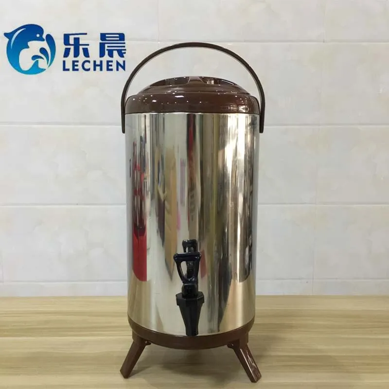 Оборудование для кофейни, коммерческая емкость для молока и чая из нержавеющей стали, Теплосберегающая емкость, изоляционная емкость для молока и чая