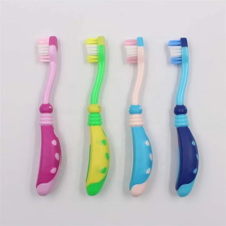 Factory Supplier Cute Animal Cartoon Kid Toothbrush Small Brush Head Anti Slip Handle For Deep Cleaning Kid Manual Toothbrush