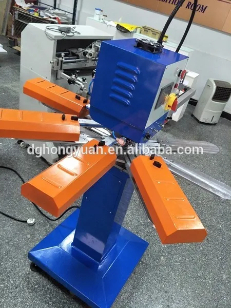 Semi Auto Silk Screen Printing Machine For Socks And Gloves(GW-100TRS-F8)