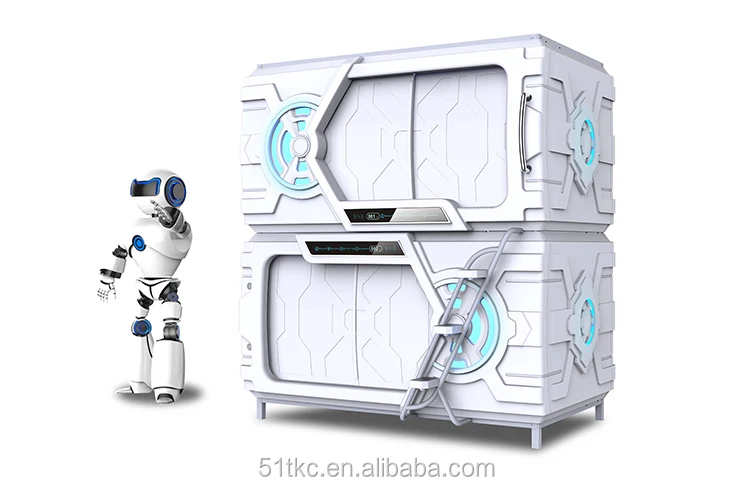 M-8813 Newest Space Capsule Hotel Bedroom Sets Bunk Beds Sleep Cabin Nap Cab Sleepbox Office Pod