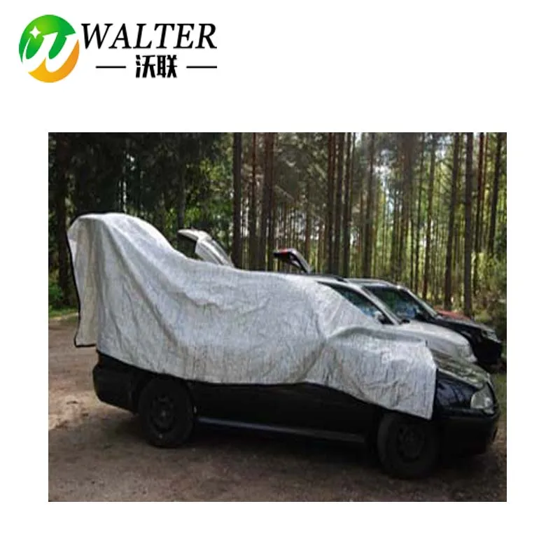 80% Dog Pet House Cover Cloth car parking sun reflective aluminum shade net,durable plastic grommet silver shade cloth